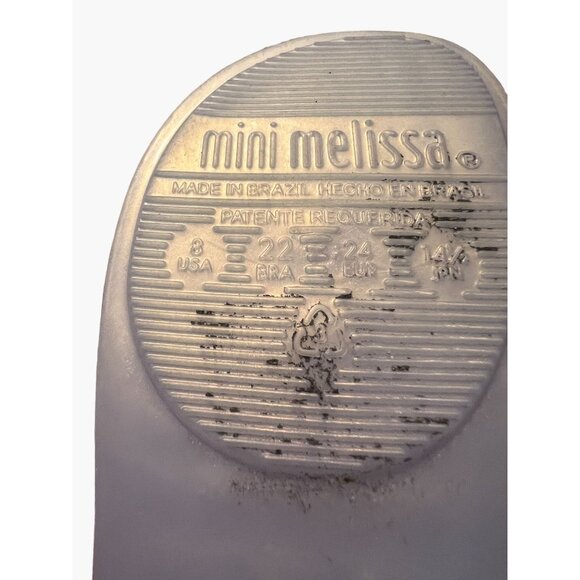 Mini MelissaUnisex-Child Mini Ultragirl Fly Mary Jane Flat Toddler Girls Size 8 - Picture 4 of 8